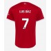 Liverpool Luis Diaz #7 Voetbalkleding Thuisshirt 2023-24 Korte Mouwen